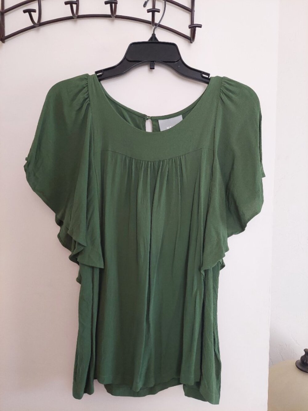 Anthropologie/Maeve Flutterr Sleeve Blouse